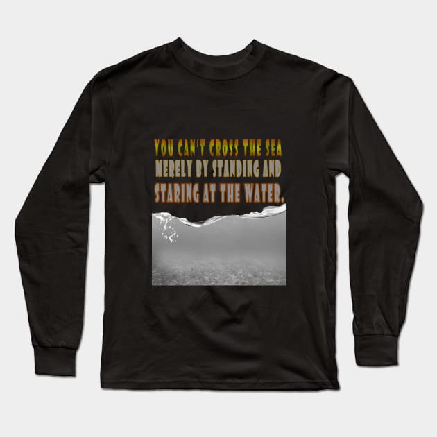 motivaciono quotes Long Sleeve T-Shirt by elmouden123